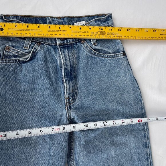 Levis 550 Relaxed Fit Slim Vintage Mom‎ Jeans 1996 Light Wash Denim Womens 14 - Picture 10 of 14